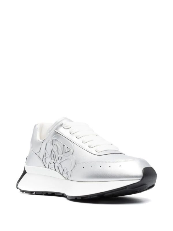 Alexander McQueen  Sprint Runner metallic-effect sneakers