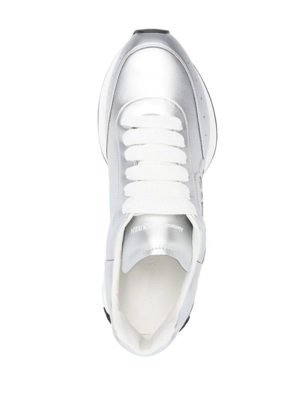 Alexander McQueen  Sprint Runner metallic-effect sneakers