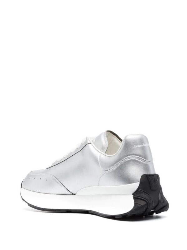 Alexander McQueen  Sprint Runner metallic-effect sneakers