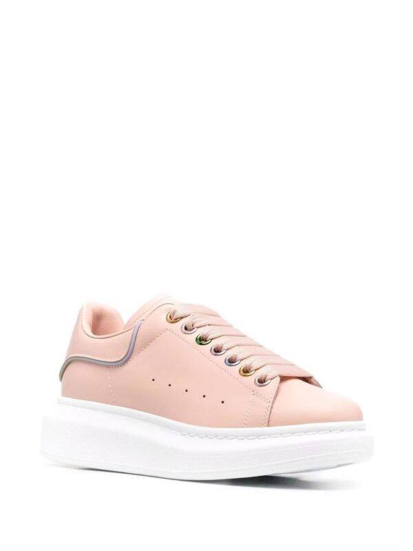 Alexander McQueen  leather lace-up trainers