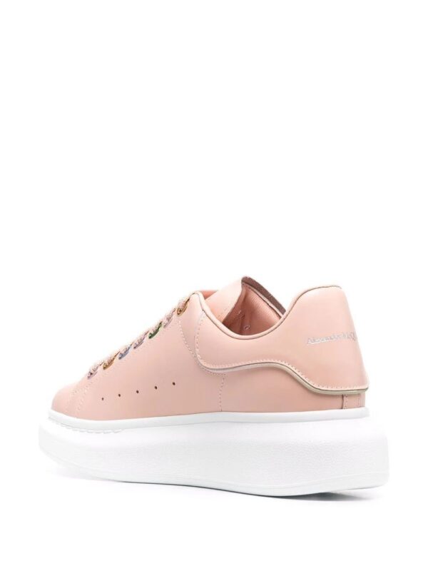 Alexander McQueen  leather lace-up trainers