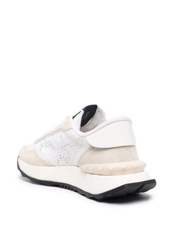 Valentino Garavani  Lacerunner lace panelled sneakers