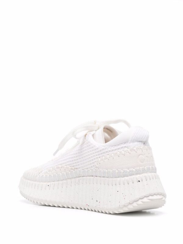 18089234_38351954_1000.jpg Chloé waffle-knit whipstitch-trim sneakers