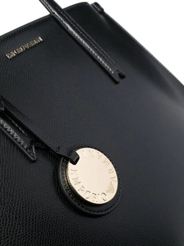 18161559_40415473_1000.jpg Emporio Armani logo-tag tote bag