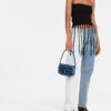 Diesel  1DR leather shoulder bag