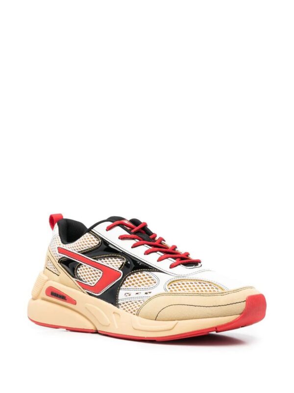 18202479_40576633_1000.jpg Diesel mesh-suede panelled sneakers