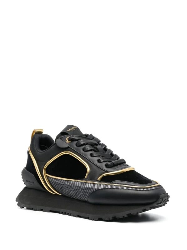 Balmain two-tone low-top sneakers