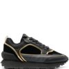 Balmain two-tone low-top sneakers