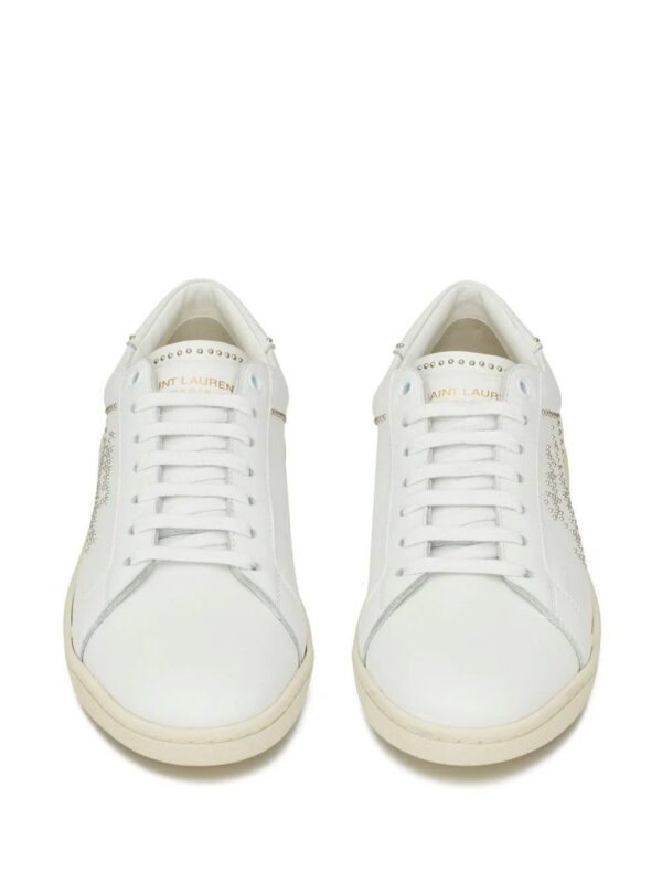 18430310_40526431_1000.jpg Saint Laurent studded low-top leather sneakers