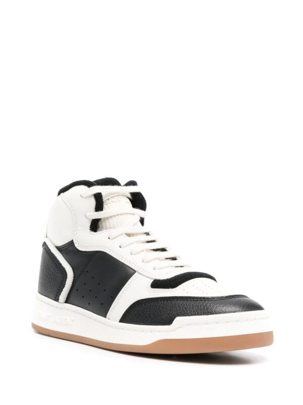18520651_39870284_1000.jpg Saint Laurent colour-block high-top sneakers