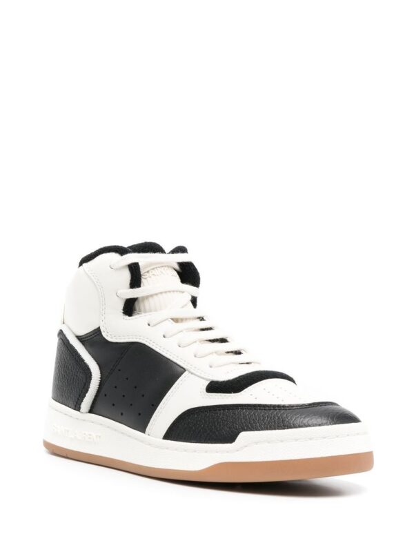 18520651_39870284_1000_096b1fb8-5a9c-4ea1-8165-d5f069847b33.jpg Saint Laurent colour-block high-top sneakers