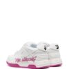 Off-white slogan-print lace-up sneakers