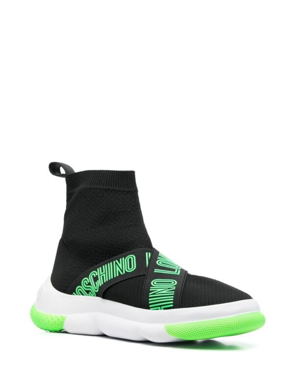 18610114_40158791_1000_f27c49a2-5748-44dc-aae4-eb9be71ad301.jpg Love Moschino logo-strap high-top sneakers