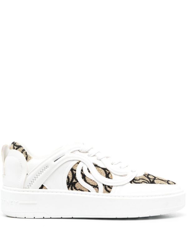Stella McCartney embroidered-pattern low-top sneakers