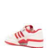 adidas  side-stripe leather sneakers