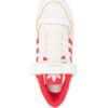 adidas  side-stripe leather sneakers