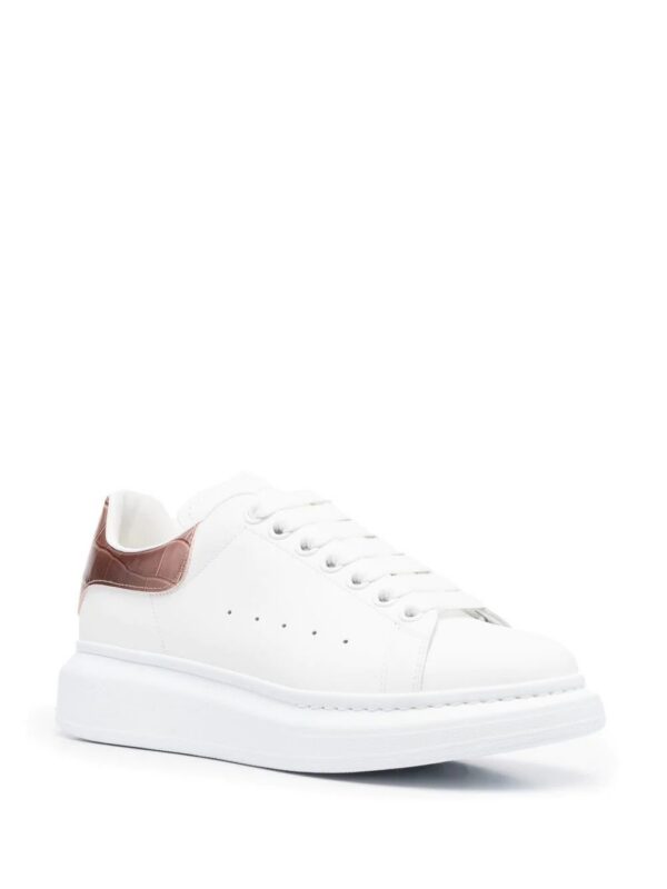 Alexander Mcqueen crocodile-effect low-top sneakers