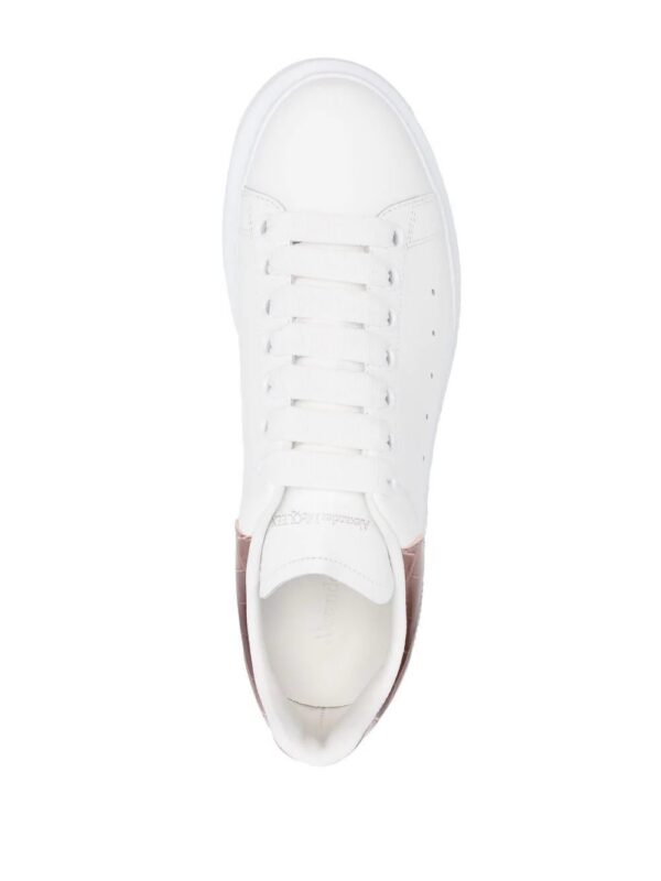 Alexander Mcqueen crocodile-effect low-top sneakers