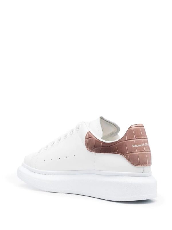 Alexander Mcqueen crocodile-effect low-top sneakers