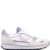 Emporio Armani  panelled logo-print detail sneakers