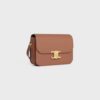 187363BF4-18BU_2_SPR23.jpg CELINE CLASSIQUE TRIOMPHE BAG IN shiny calfskin