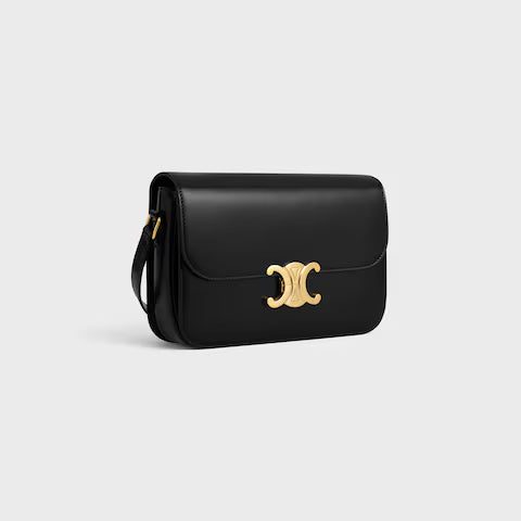 CELINE CLASSIQUE TRIOMPHE BAG IN shiny calfskin