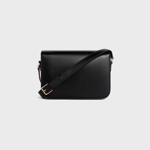 CELINE CLASSIQUE TRIOMPHE BAG IN shiny calfskin