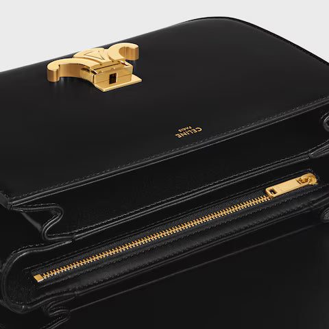 CELINE CLASSIQUE TRIOMPHE BAG IN shiny calfskin