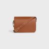 187363BFN-04LU_3_LIB.jpg CELINE CLASSIQUE TRIOMPHE BAG IN Natural Calfskin