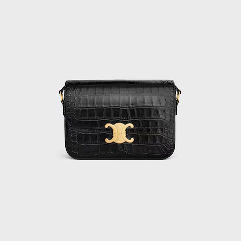 CELINE CLASSIQUE TRIOMPHE BAG IN Niloticus Crocodile
