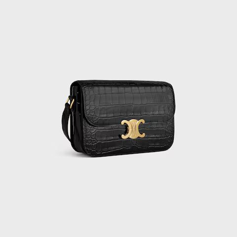 CELINE CLASSIQUE TRIOMPHE BAG IN Niloticus Crocodile