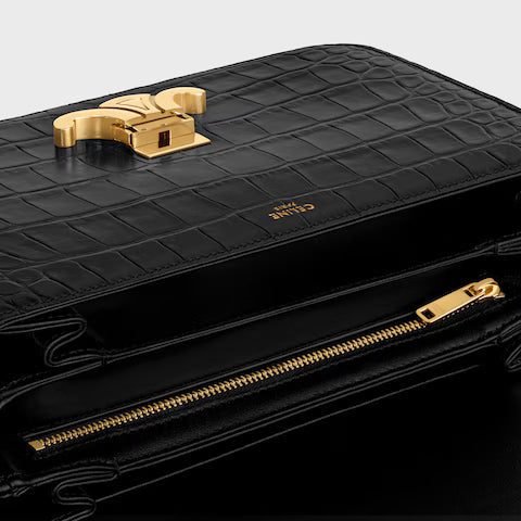 CELINE CLASSIQUE TRIOMPHE BAG IN Niloticus Crocodile
