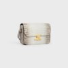 187364FPN-02VG_2_SS24_P2_W.jpg CELINE CLASSIQUE TRIOMPHE BAG in Niloticus Crocodile