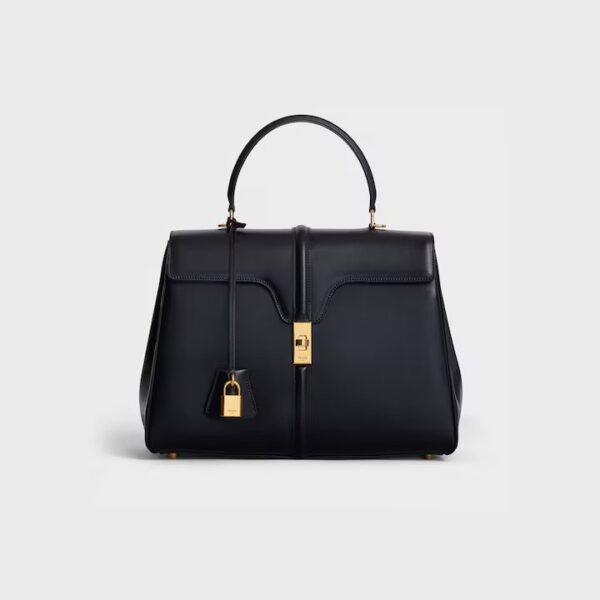 187373BEY-38NO_1_LIB.jpg CELINE Classique 16 Bag IN Satinated Calfskin