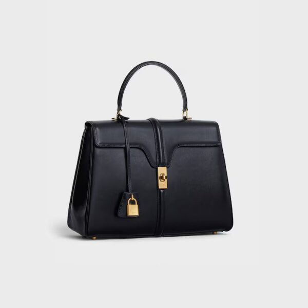 187373BEY-38NO_2_LIB.jpg CELINE Classique 16 Bag IN Satinated Calfskin
