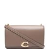 Coach  logo-plaque leather shoulder bag