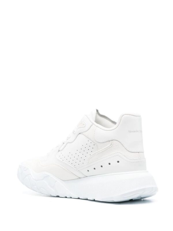 Alexander McQueen  perforated low-top sneakers.