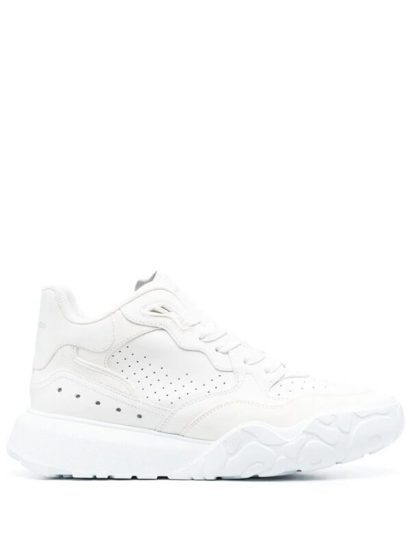 Alexander McQueen  perforated low-top sneakers.