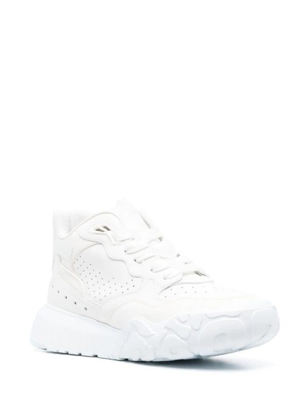 Alexander McQueen  perforated low-top sneakers.