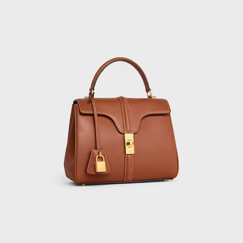 188003BF9-03TN_2_SUM23_W.jpg CELINE Small 16 Bag IN natural calfskin