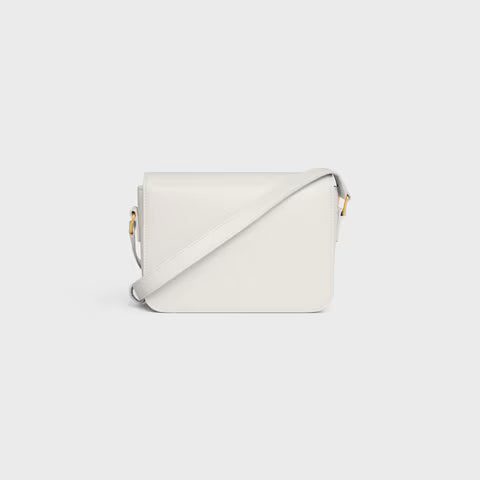 188423BF4-01RC_3_SUM25_W.jpg CELINE TEEN TRIOMPHE BAG IN shiny calfskin