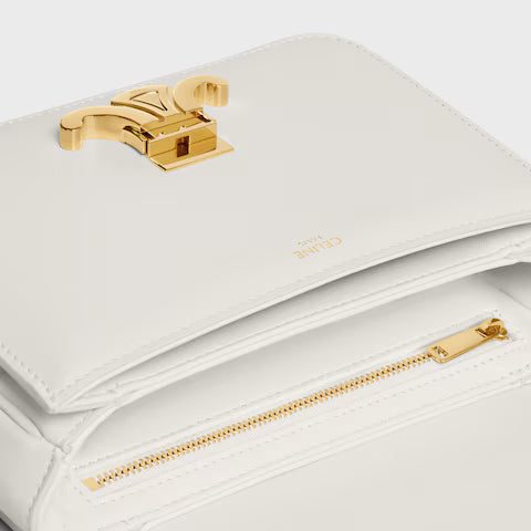 188423BF4-01RC_4_SUM25_W.jpg CELINE TEEN TRIOMPHE BAG IN shiny calfskin