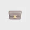 188423BF4-10BL_1_FALL19_252475.jpg CELINE TEEN TRIOMPHE BAG IN shiny calfskin