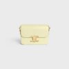 188423BF4-11LY_1_SS24_P1_W.jpg CELINE Teen Triomphe Bag in shiny calfskin