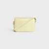 188423BF4-11LY_2_SS24_P1_W.jpg CELINE Teen Triomphe Bag in shiny calfskin