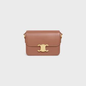 188423BF4-18BU_1_SUM23.jpg CELINE TEEN TRIOMPHE BAG IN shiny calfskin