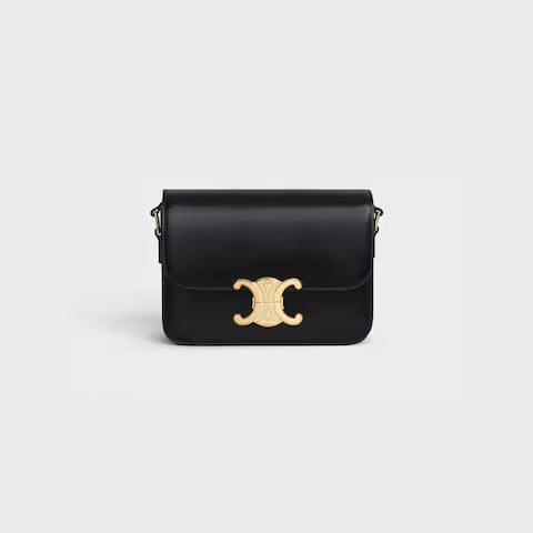 188423BF4-38NO_1_LIB.jpg CELINE TEEN TRIOMPHE BAG IN shiny calfskin