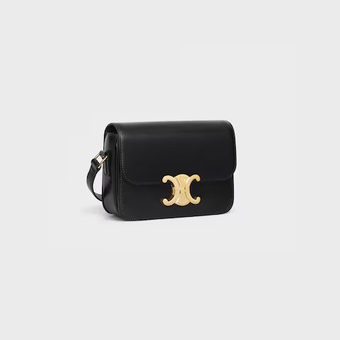 188423BF4-38NO_2_LIB.jpg CELINE TEEN TRIOMPHE BAG IN shiny calfskin