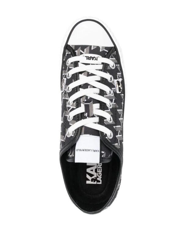 18858298_41487172_1000.jpg Karl Lagerfeld monogram-print low-top sneakers