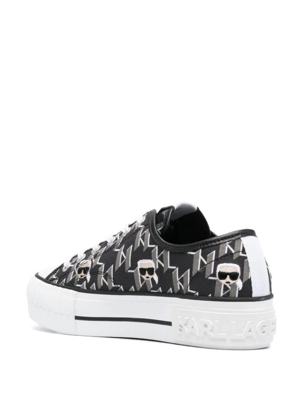 18858298_41488535_1000.jpg Karl Lagerfeld monogram-print low-top sneakers